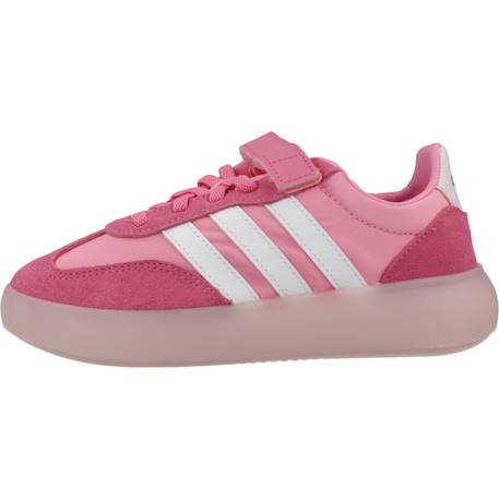 Baskets fille en cuir à lacets urbain Rose pink 2 - vertbaudet enfant 