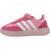 Baskets fille en cuir à lacets urbain Rose pink 2 - vertbaudet enfant 