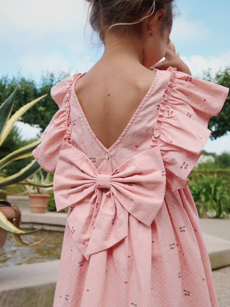 Robe Evia à volants rose 5 - vertbaudet enfant 