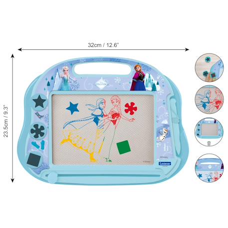 Ardoise magique disney la reine des neiges Bleu 2 - vertbaudet enfant 
