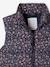 Doudoune fille sans manches motifs fleurs marine+rose imprimé 3 - vertbaudet enfant 