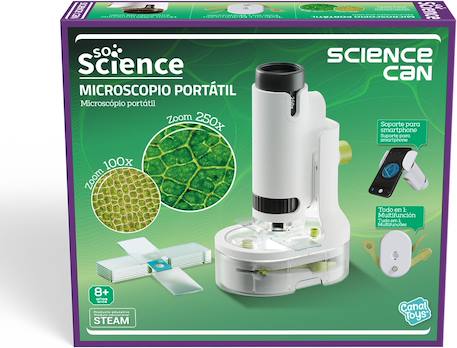 Microscope portable 250x avec support smartphone - so science - dès 8 ans Multicolore 3 - vertbaudet enfant 