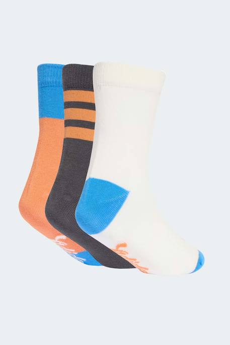 Chaussettes garçon en coton sport Bleu 6 - vertbaudet enfant 