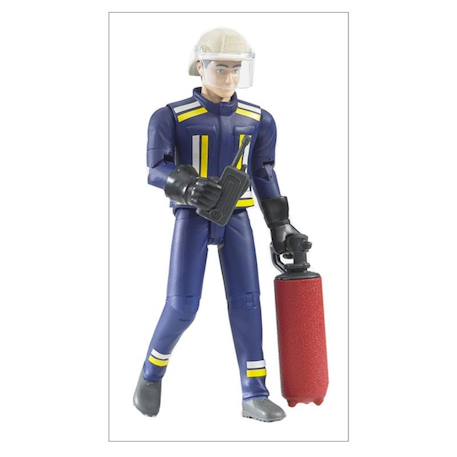 Figurine pompier avec eccessoires Bleu 2 - vertbaudet enfant 