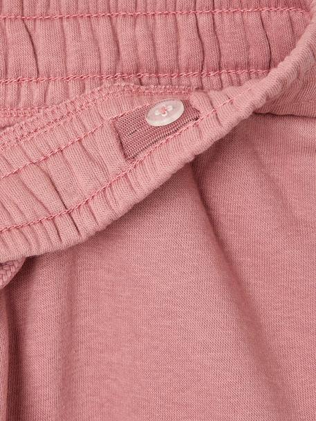 Jogging fille Basics long cordon marine+vieux rose 9 - vertbaudet enfant 