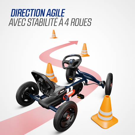 Kart à pédales enfant 3 ans+ Blue+Green+Yellow 5 - vertbaudet enfant 