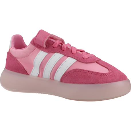 Baskets fille en cuir à lacets urbain Rose pink 5 - vertbaudet enfant 