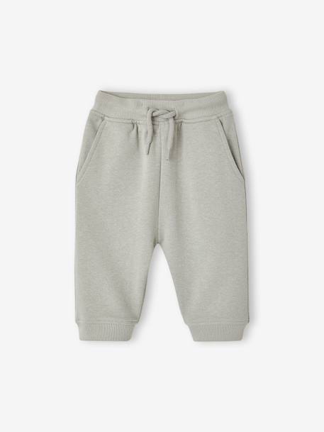 Ensemble sweat et pantalon naissance bébé garçon bleu glacier 3 - vertbaudet enfant 