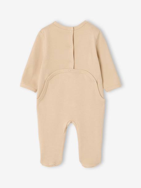 Lot de 3 dors bien bébé ouverture dos écru+vert sauge 15 - vertbaudet enfant 