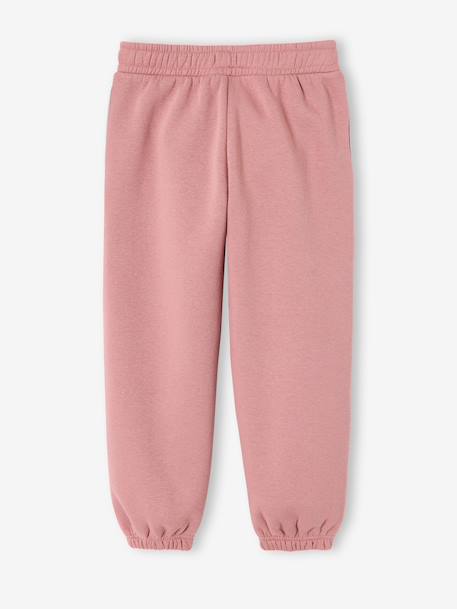 Jogging fille Basics long cordon marine+vieux rose 6 - vertbaudet enfant 