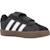 Baskets garçon en cuir à scratch court Noir+Noir black 11 - vertbaudet enfant 