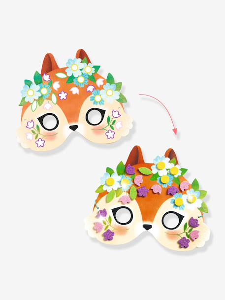DIY 4+ 5 masques animaux de la forêt rose 6 - vertbaudet enfant 