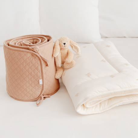 Tour de lit et parc - jersey matelassé Beige+Cream+Lunar+Mix grey 5 - vertbaudet enfant 