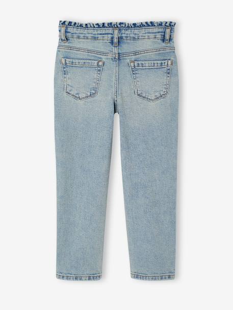 Jean slim fille morpho médium bleu clair+bleu moyen 3 - vertbaudet enfant 