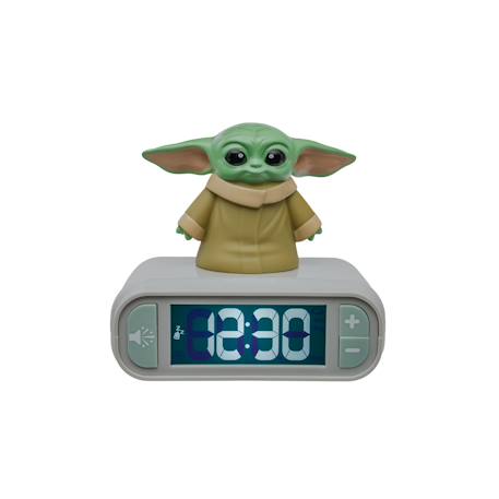 Reveil veilleuse Grogu 3D Star Wars Gris 1 - vertbaudet enfant 