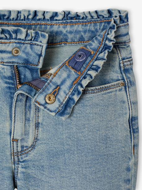 Jean slim fille morpho médium bleu clair+bleu moyen 4 - vertbaudet enfant 