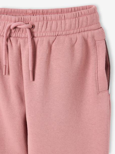 Jogging fille Basics long cordon marine+vieux rose 7 - vertbaudet enfant 