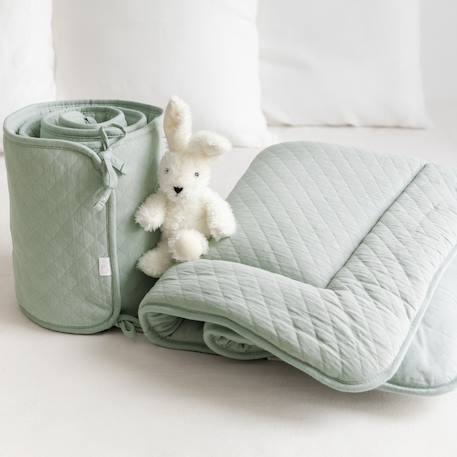 Tour de lit et parc - jersey matelassé Beige+Cream+Lunar+Mix grey 18 - vertbaudet enfant 
