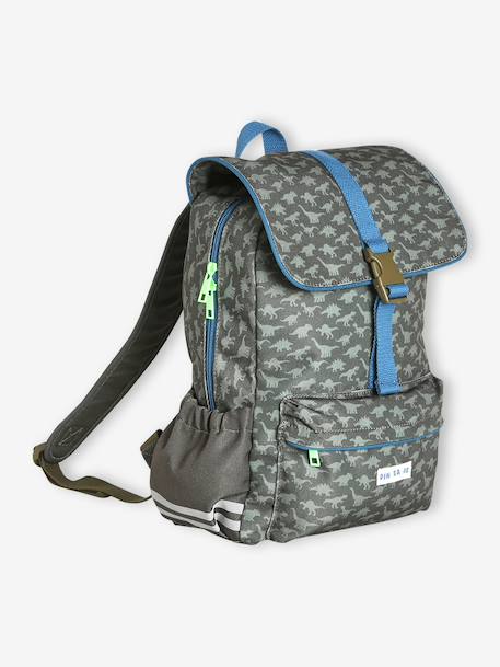 Sac à dos garçon polyester personnalisable kaki 1 - vertbaudet enfant 