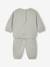 Ensemble sweat et pantalon naissance bébé garçon bleu glacier 4 - vertbaudet enfant 