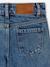 Jean large fille brodé bleu foncé+bleu jean+bleu moyen+denim bleached 10 - vertbaudet enfant 