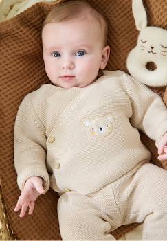 -Ensemble bébé gilet et pantalon en tricot mini rêve