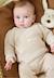 Ensemble bébé gilet et pantalon en tricot mini rêve Beige 1 - vertbaudet enfant 