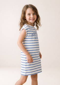Robe manches courtes fille  - vertbaudet enfant