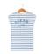 Robe manches courtes fille Fond blanc casse raye bleu moy 3 - vertbaudet enfant 