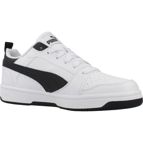 Baskets enfant garçon à lacets Blanc white 5 - vertbaudet enfant 