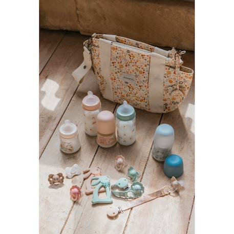 Biberon avec tétine sx pro 150 ml débit s Beige neutre+Bleu liberty+Liberty rose+Oisillons beige+Oisillons rose+Oisillons vert 4 - vertbaudet enfant 
