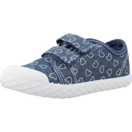 Basket fille modèle cambridge 3 Bleu 880+Rose 100 4 - vertbaudet enfant 