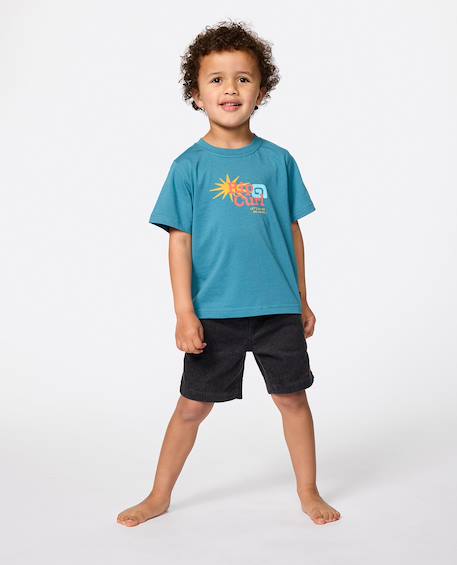 T-shirt let's see the waves enfant Storm blue 3 - vertbaudet enfant 