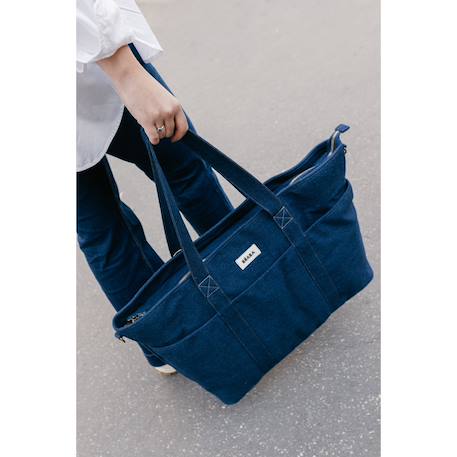 Sac à langer xxl madrid Denim+Léopard+Léopard clair+Lichen+Ocre 2 - vertbaudet enfant 