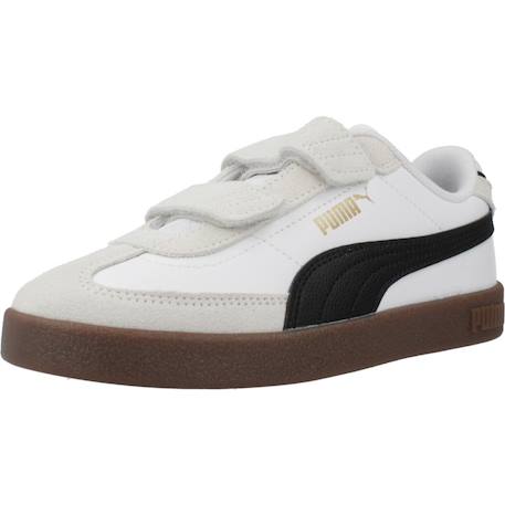 Baskets enfant garçon en cuir Blanc white 4 - vertbaudet enfant 