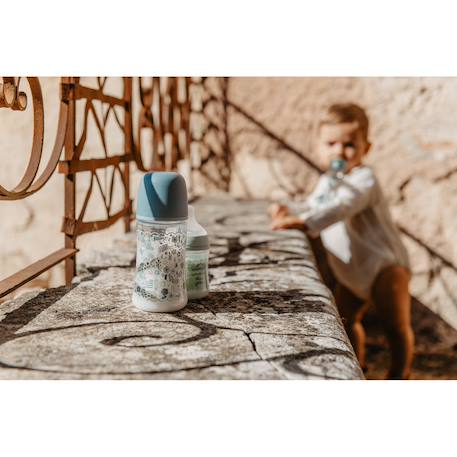 Biberon en polyamide avec tétine sx pro 270 ml débit m Beige neutre+Bleu liberty+Liberty rose+Rose 8 - vertbaudet enfant 