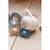 Porte-sucettes duo bonhomia Beige neutre+Lapin bleu 2 - vertbaudet enfant 