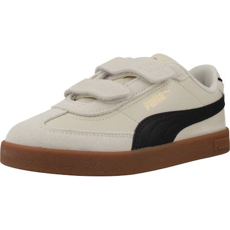 Baskets enfant fille en cuir Beige beige 4 - vertbaudet enfant 