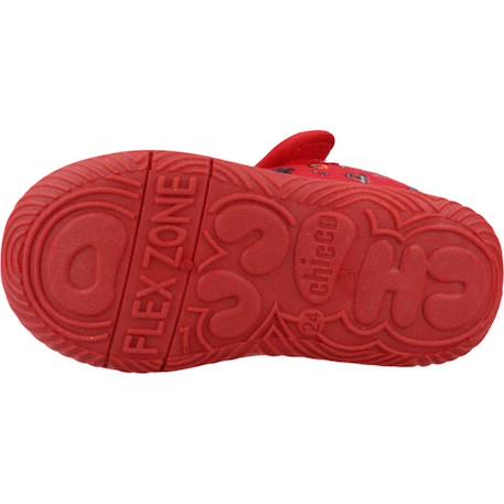 Chaussons garçon modèle ankle boot tulip Rouge 700 6 - vertbaudet enfant 