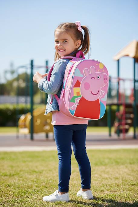 Sac à dos enfant 3d peppa pig Rose 6 - vertbaudet enfant 