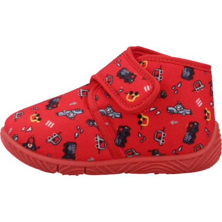Chaussons garçon modèle ankle boot tulip Rouge 700 2 - vertbaudet enfant 