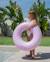 Gonflable pour enfants donut pvc double valve Multicolore+Rose+Rose à carreaux+Rose foncé+Rouge 14 - vertbaudet enfant 