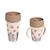 Set 2 tasses d'apprentissage 360° en inox click & drink Grand amour 3 - vertbaudet enfant 