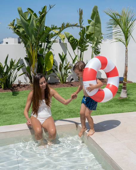 Gonflable pour enfants donut pvc double valve Multicolore+Rose+Rose à carreaux+Rose foncé+Rouge 29 - vertbaudet enfant 