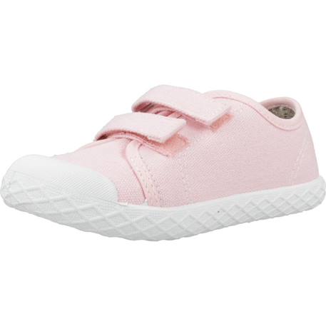 Basket fille modèle cambridge 3 Bleu 880+Rose 100 10 - vertbaudet enfant 