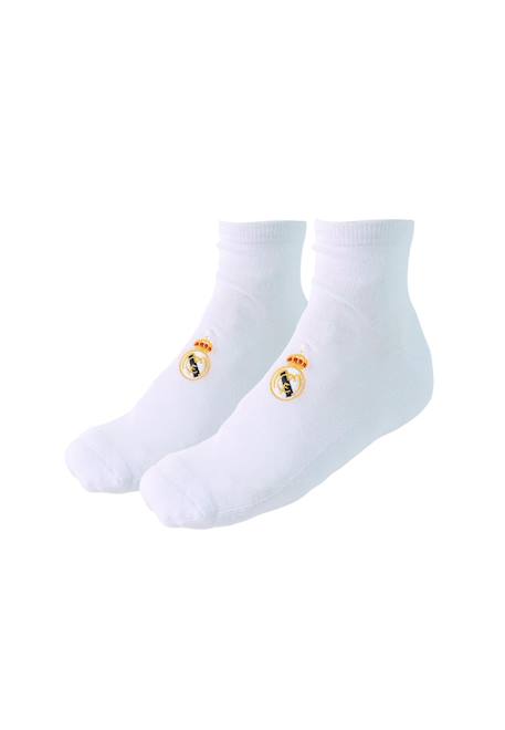 Lot de 2 chaussettes - real madrid Blanc+Noir 4 - vertbaudet enfant 