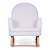 Chaise à bascule pour enfant teddy Teddy blanc cassé 1 - vertbaudet enfant 