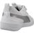 Baskets enfant fille en cuir Blanc white 3 - vertbaudet enfant 