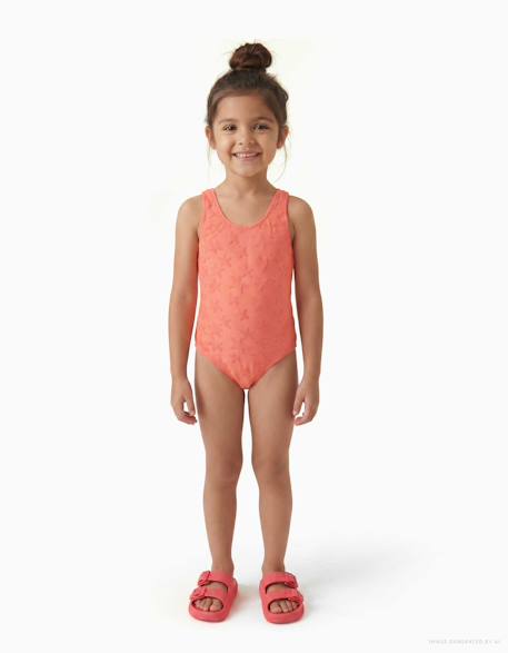 Fille-Maillot de bain-Maillot de bain avec motif d'étoiles en bouclé