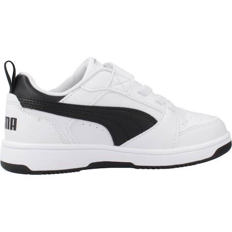 Baskets enfant garçon à scratch Blanc white 1 - vertbaudet enfant 